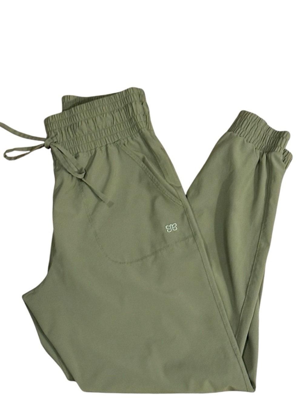 Albion Fit Women’s Destination Joggers Olive Green Lightweight Pants Size XS